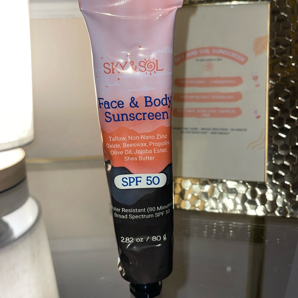 Sky and sol sunscreen